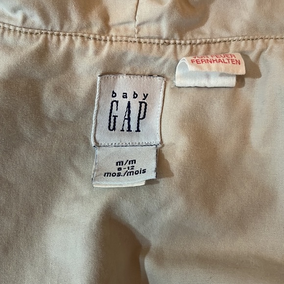 Baby Gap hooded khaki jacket - Picture 3 of 4